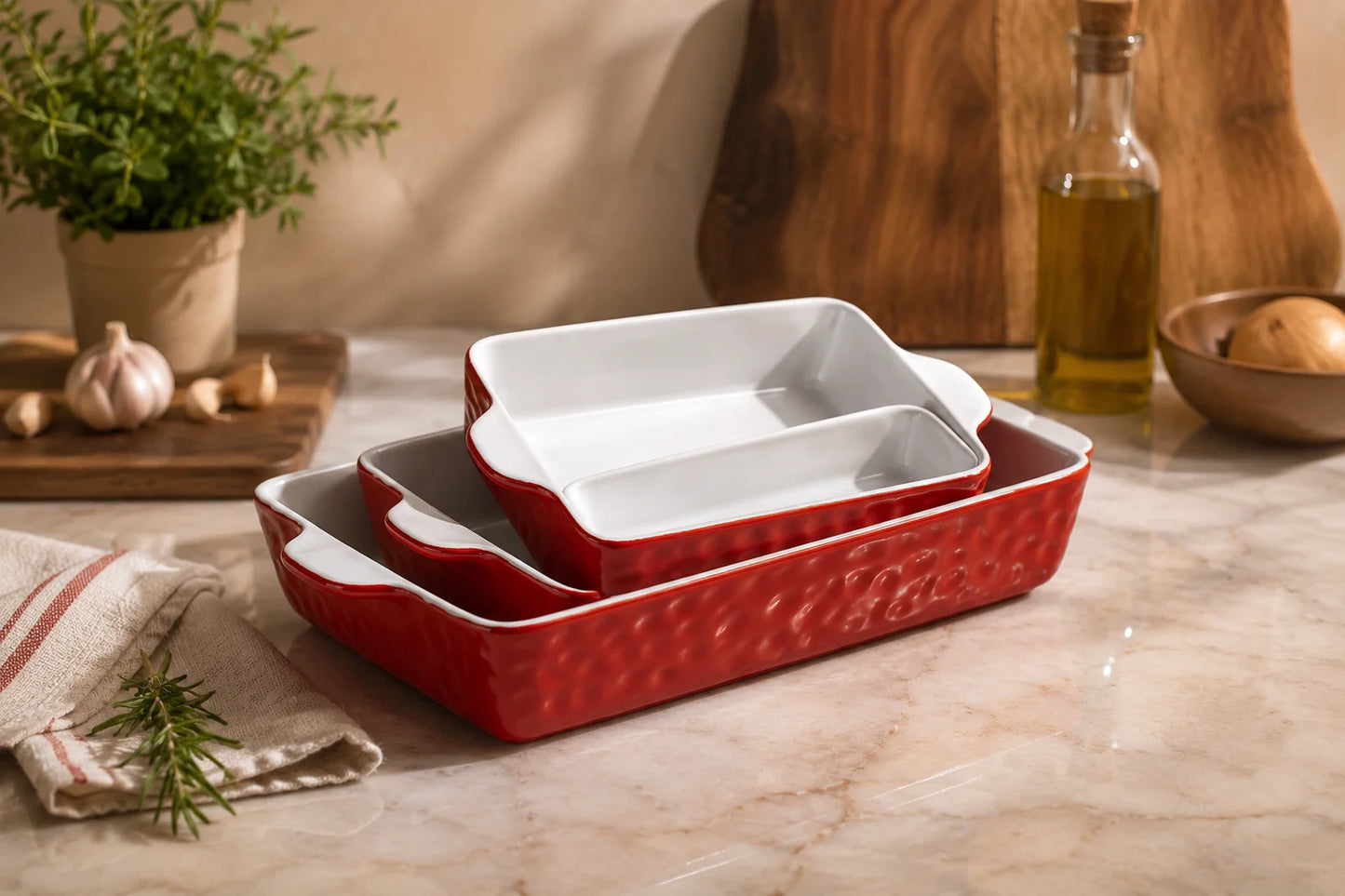 Ceramic Dish Set Of 3